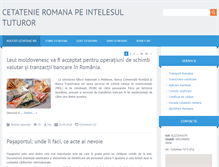 Tablet Screenshot of cetatenie.eu